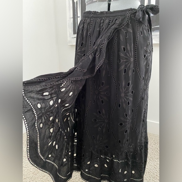Maeve eyelet wrap skirt - Picture 2 of 10